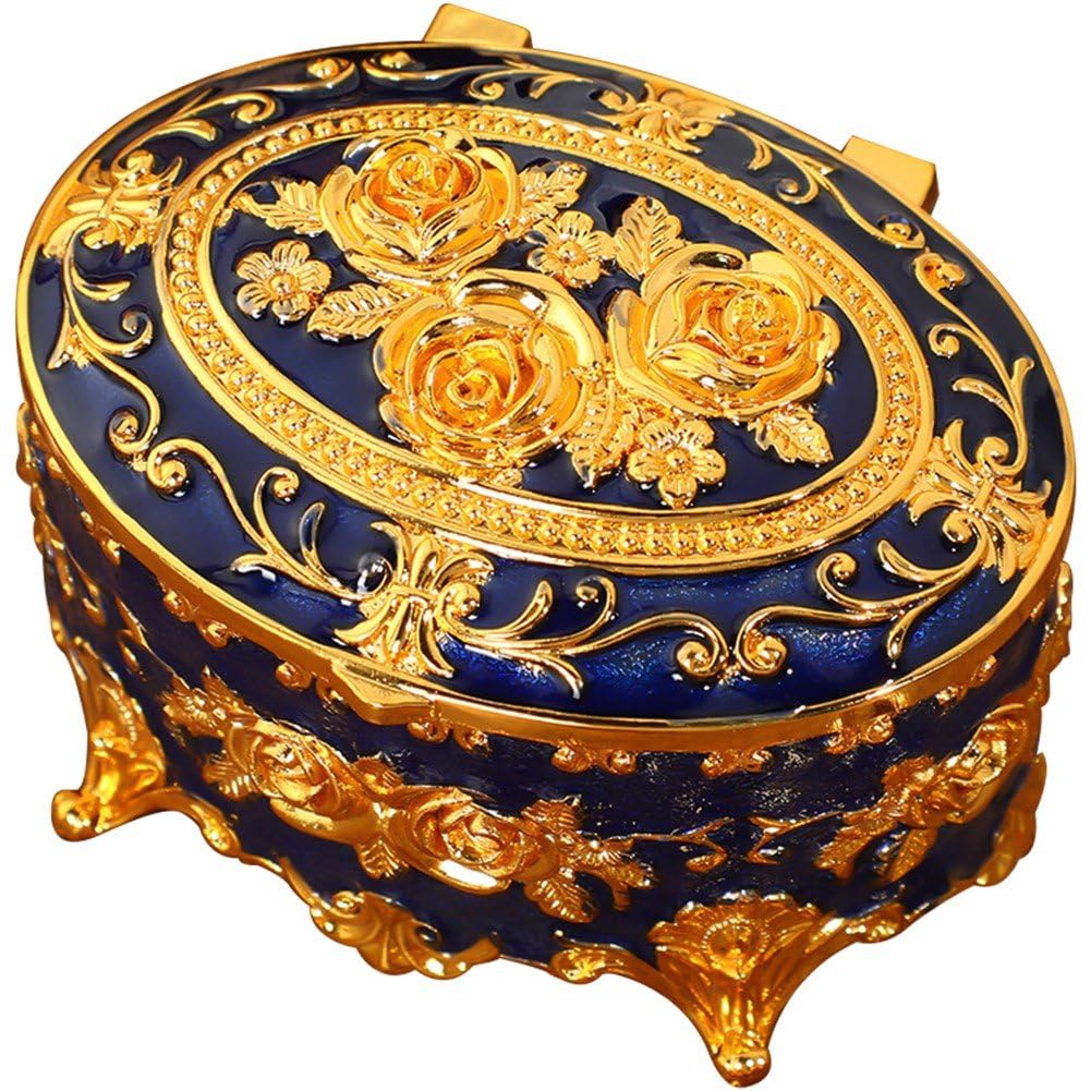 Boîte de rangement de bibelots en métal : le cadeau vintage idéal