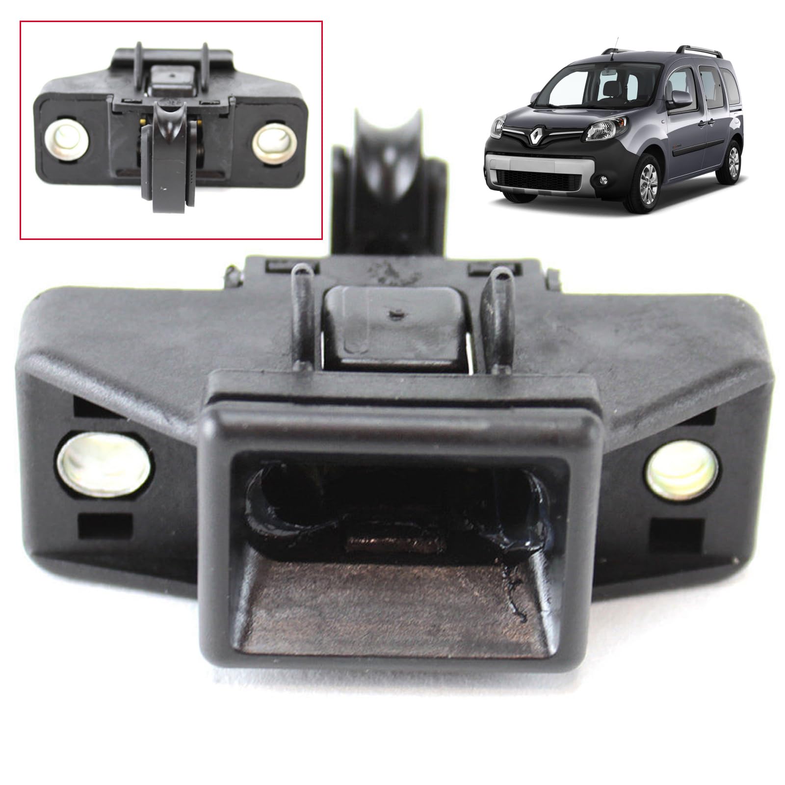 Partsline Serrure Verrou Mécanisme de Coffre Hayon Arrière compatible avec Mégane I, Logan I/II, Sandero I/II, Clio I/II, Kangoo, Scénic I, Thalia, Twingo - 7700838546 7700791731