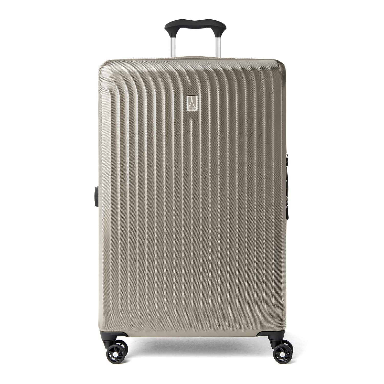 Travelpro Maxlite Air Hardside Expandable Checked Luggage, 8 Spinner Wheels, Lightweight Hard Shell Polycarbonate Suitcase, Champagne, Checked Large 28-Inch