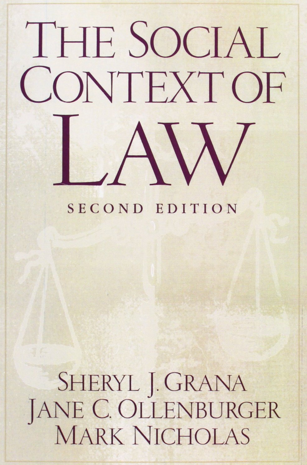 The Social Context of Law