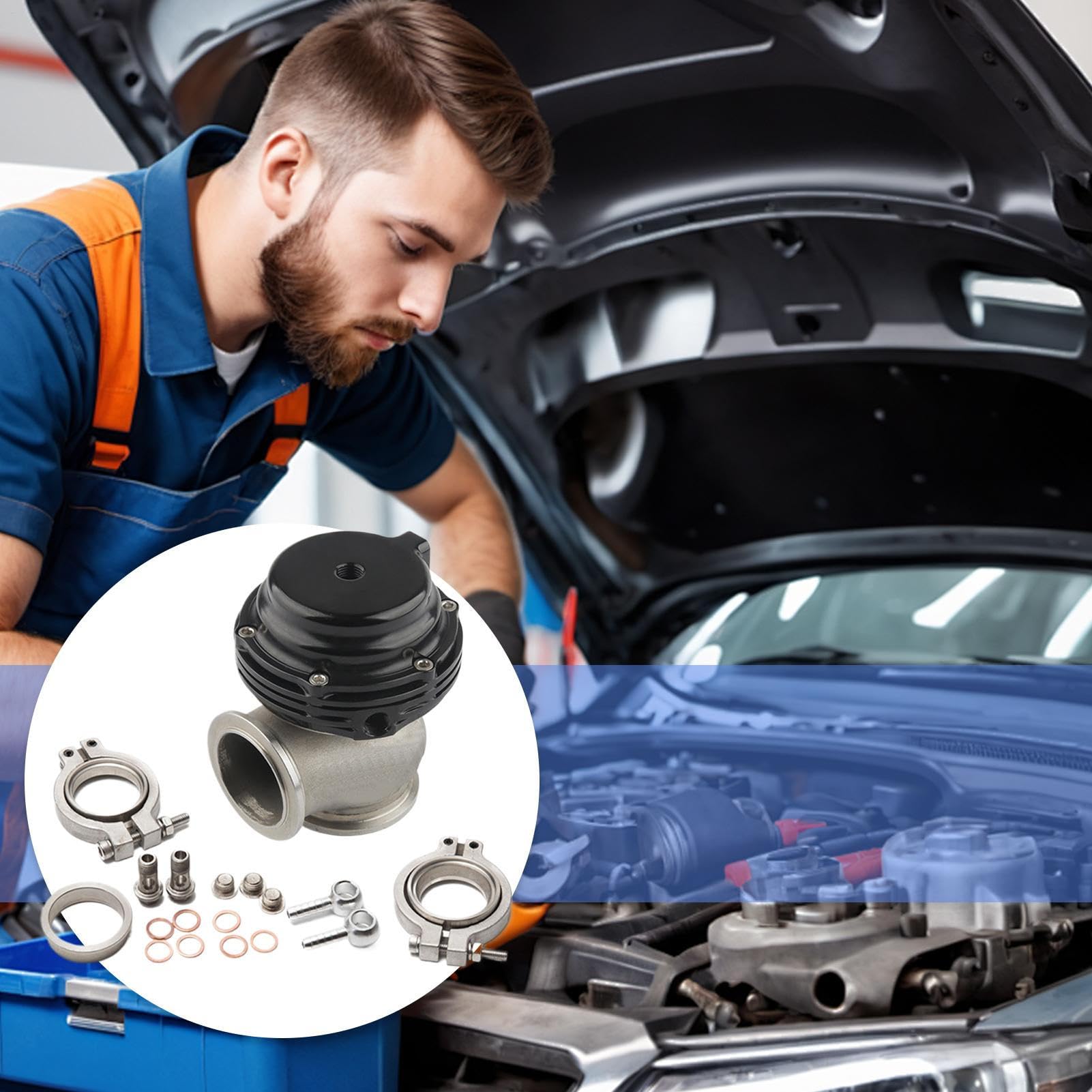 Blow Off Valve for Turbo, 38 mm wielokrotnego użytku zewnętrzny wastegate