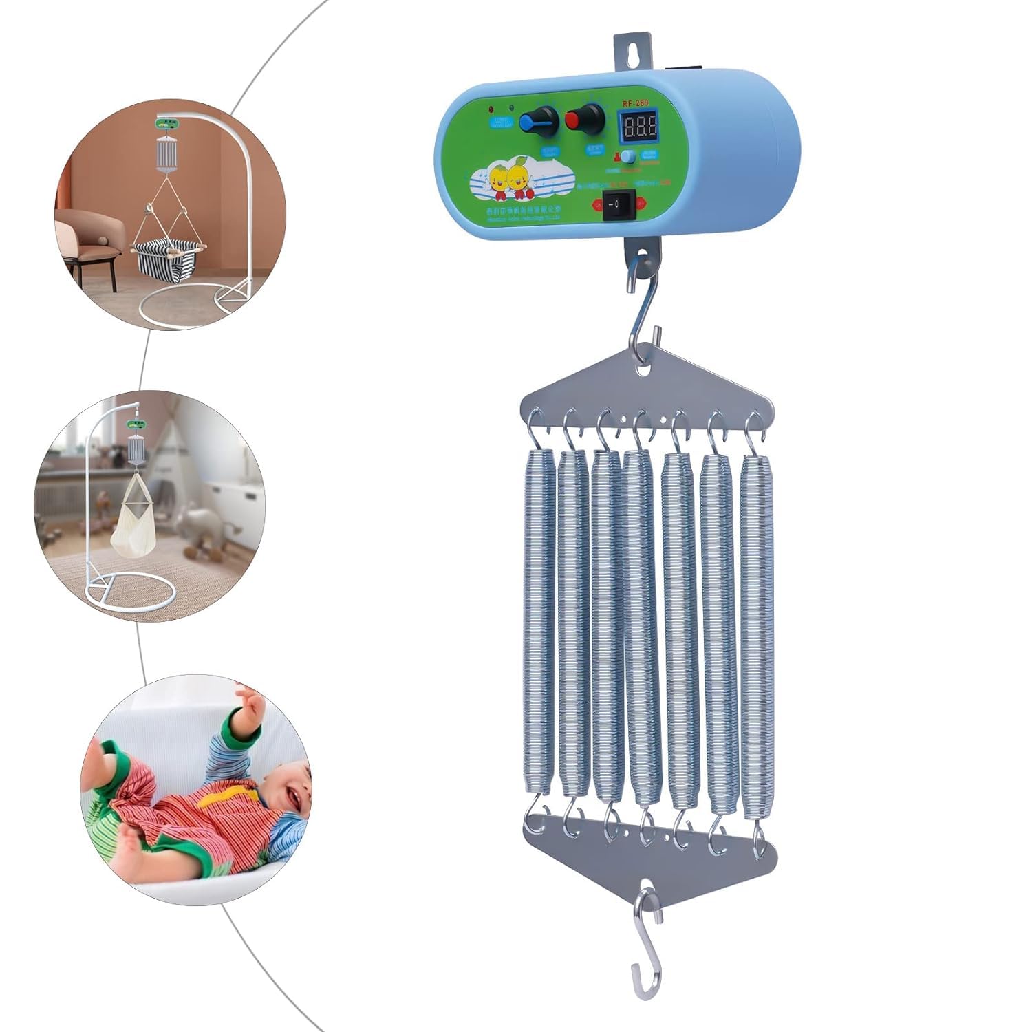 Elektrische Babyschaukel Controller,Federwiege Motor,Hängende Elektrische Wiegensteuerung,Geräuscharm Einstellbarem Elektrische Babyschaukel, Für Federwiege & Hängematte