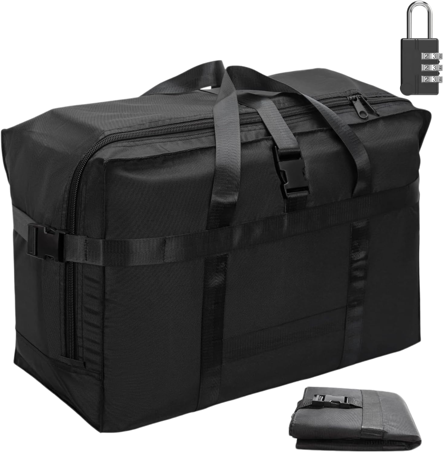 Extra-Large Locking Sex Toy Storage Box |Discreet Adult Toy Storage Bag |Portable Travel Bag for Women and Men |Game Toys Organizer Case with Lock (80L-Black,1-PCS)
