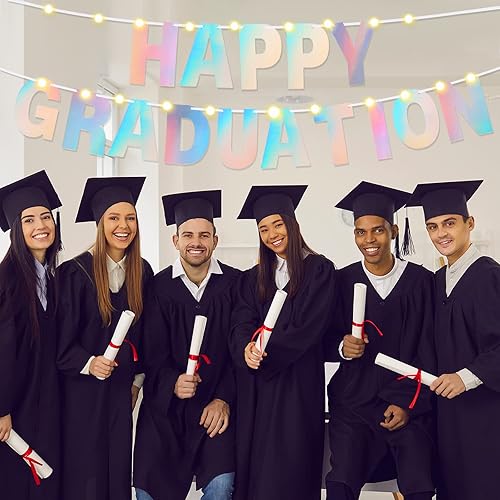 Miniatura 7 de Kit de 112 piezas de pancarta personalizable con purpurina incluye 107 letras y números 3 cuerdas y 2 letras de luz decoración de pared