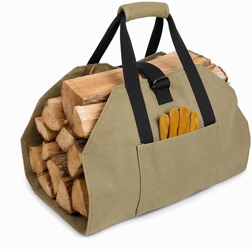 Sac de Bois avec Poignées et Poche Yiomxhi
