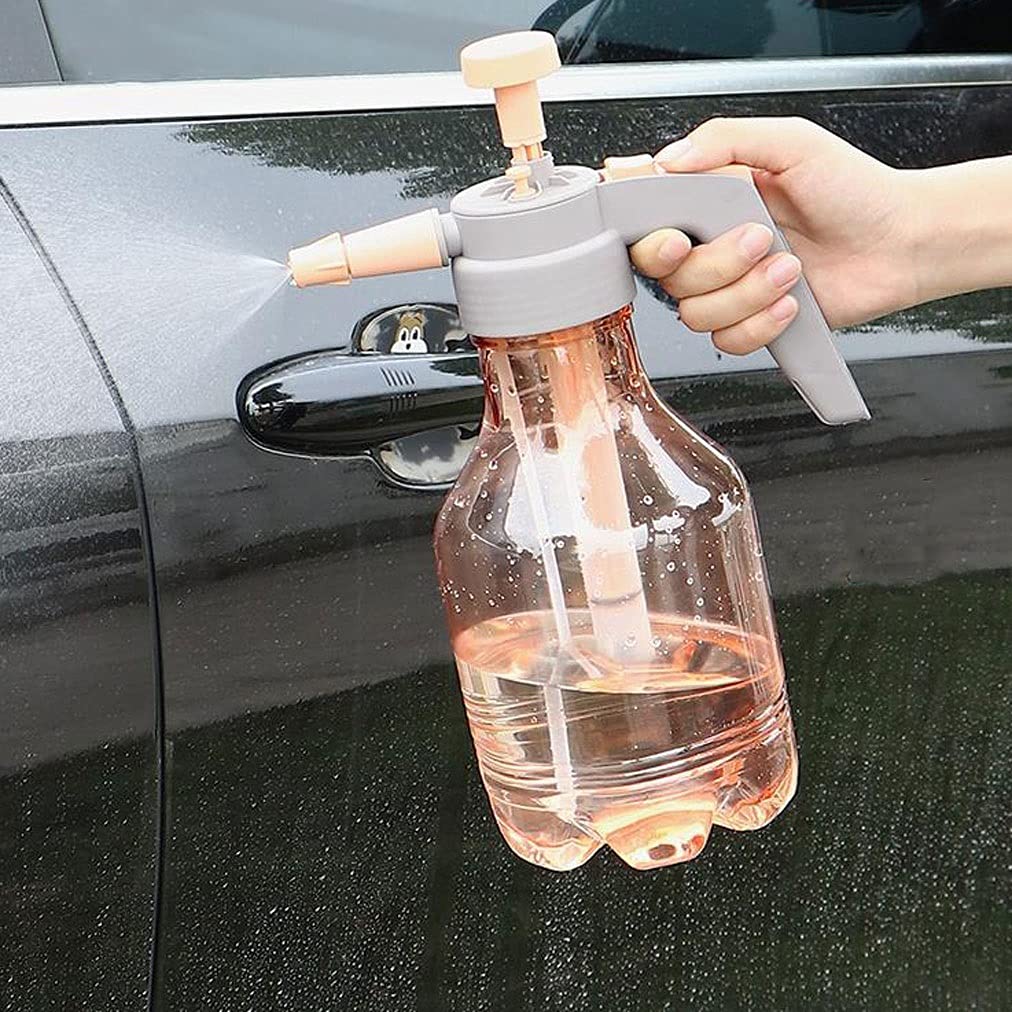 Liudan Konewka do roślin mgiełka w sprayu konewka 2 l pompa ręczna opryskiwacz ogrodowy plastikowy opryskiwacz do sukulentów bonsai kwiaty ogród roślina puszka wody (kolor: Zielony)