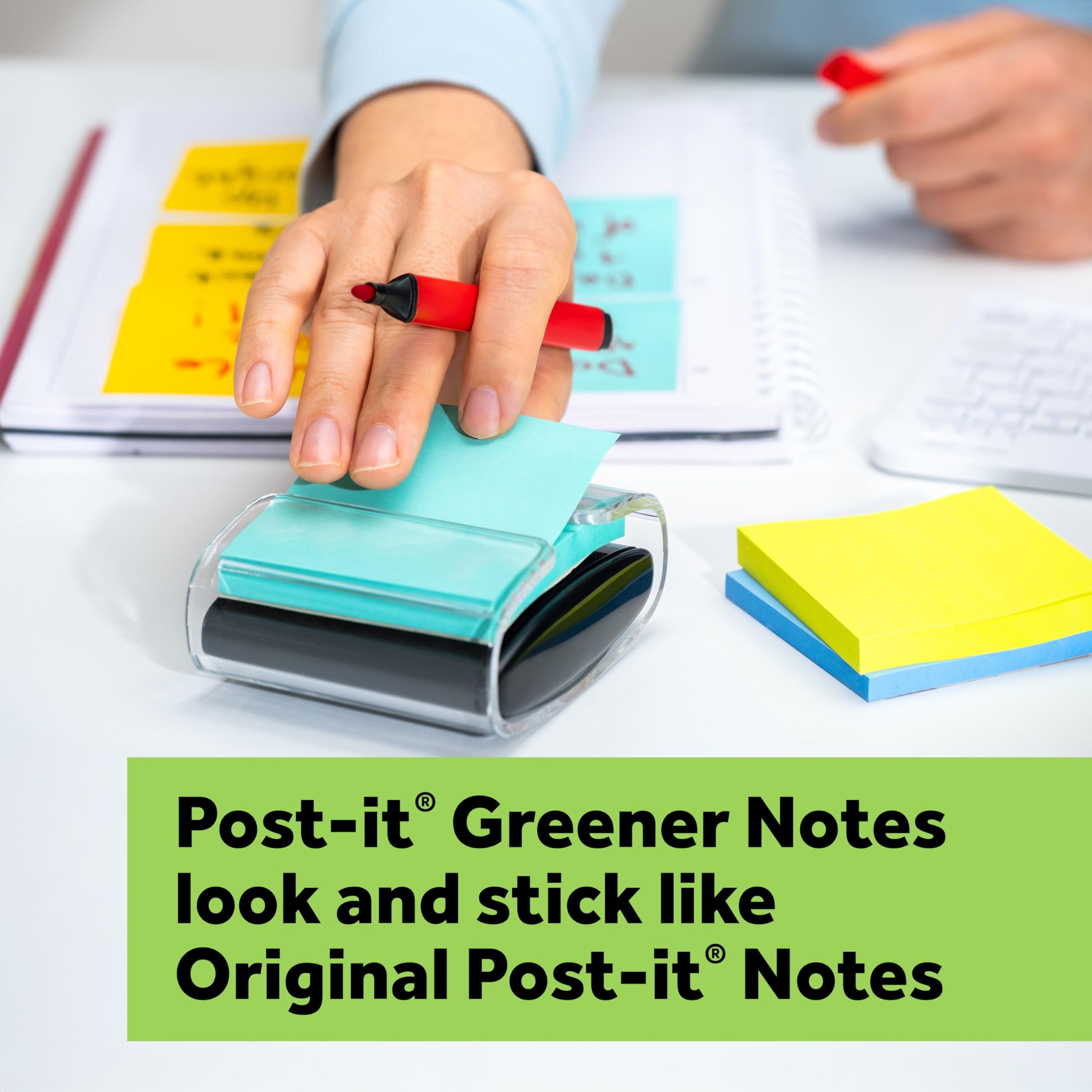 Post-it Mini-Notizen, 3,8 x 5,1 cm, 12 Blöcke, Amerikas #1 Lieblings-Haftnotizen, süße Streusel, Pastellfarben (rosa, blau, minzgrün, gelb), saubere Entfernung, recycelbar (653-AU)