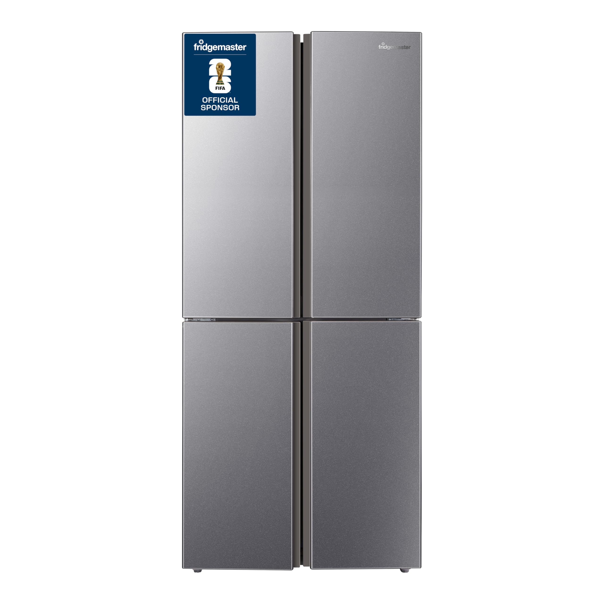 Fridgemaster MQ79394ES Freestanding American 4 Door Fridge Freezer 427L