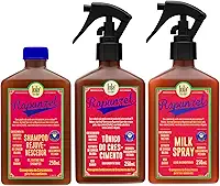 Kit Rapunzel Lola (Shampoo 250ml + Tônico de Crescimento 250ml + Leave-in 250ml)