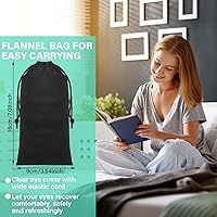 Vista 3 de Kingdder Protector de ojos transparente para dormir, gafas protectoras con correa ajustable y acolchado suave, sensibilidad de los ojos a la luz