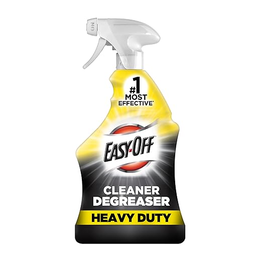 Easy-Off Heavy Duty Degreaser, Removes Grease & Grime, For Kitchen, Garage, Outdoor & More 32oz