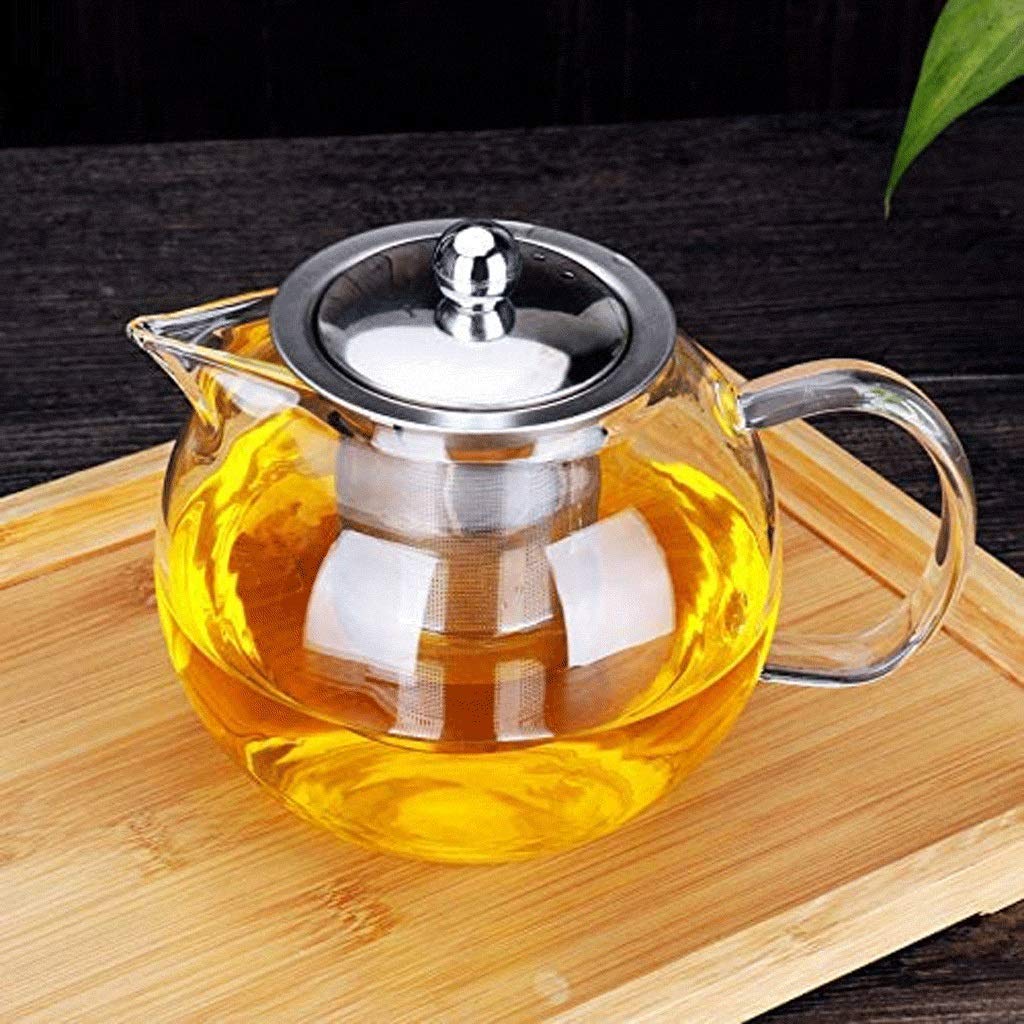 Buy Glass Teapot, Stainless Steel Filter Teapot, Round Fun High