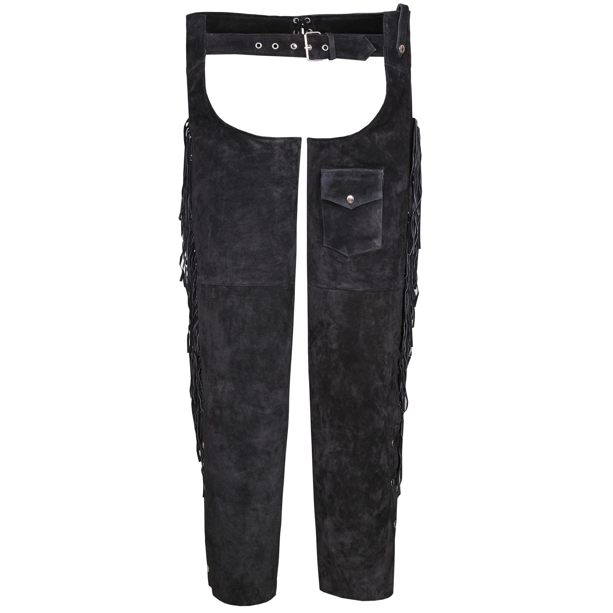 German Wear Chaps Fransenhose Reiter Cowboy Indianer Western Lederchaps Lederhose