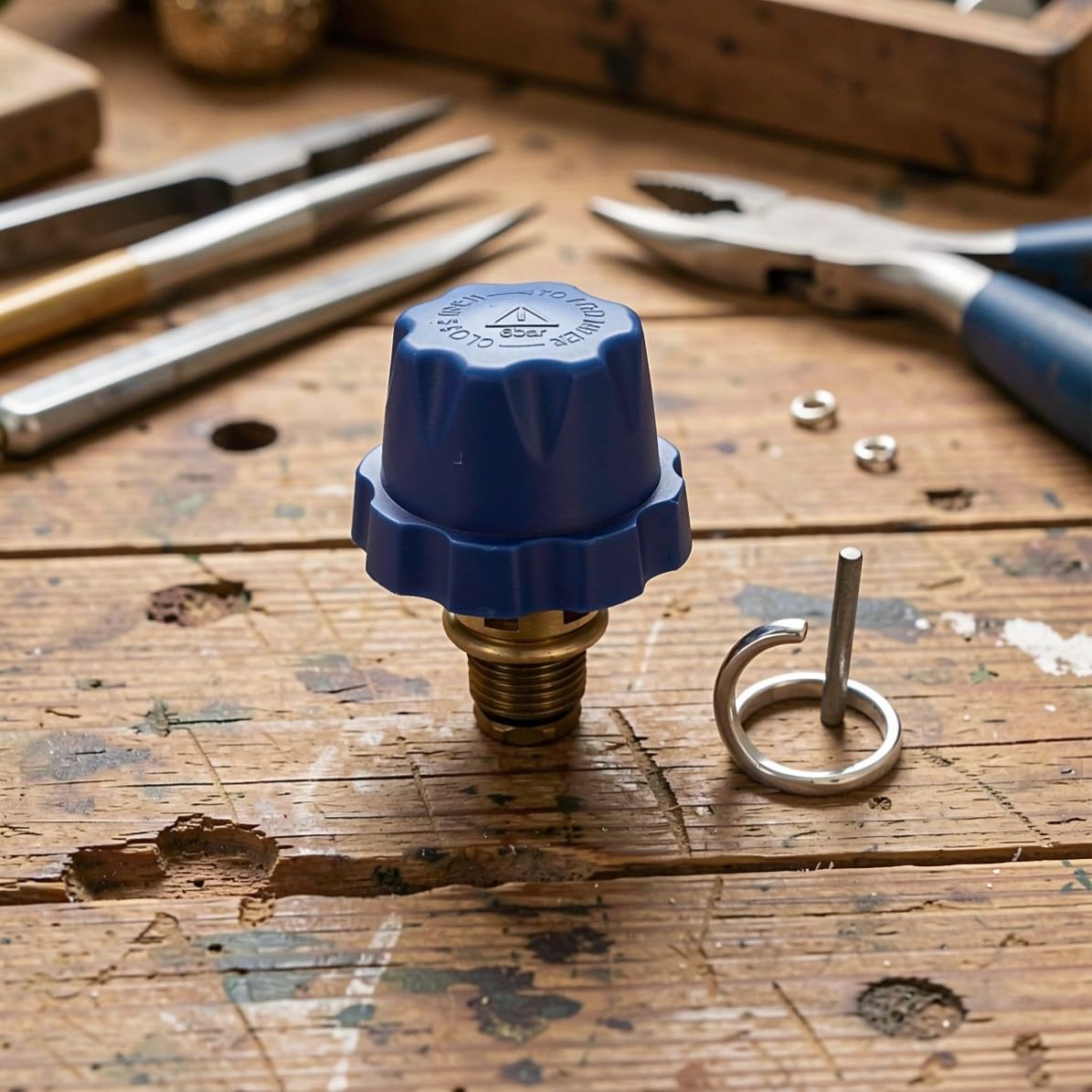HEMOTON Schmuck Dampf Sicherheitsventil für 2l Geräte, Blau