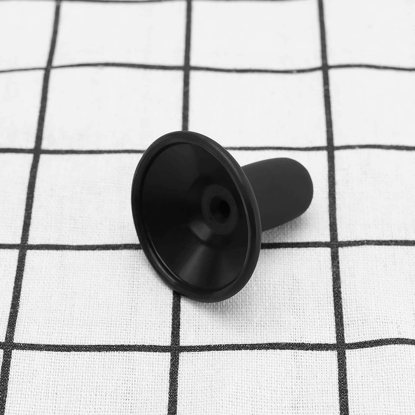 2 szt. gałka joysticka ochraniacz gumowy joystick pokrętło kontrolera gałka przeciwpyłowa zestaw akcesoriów do elektrycznych wózków inwalidzkich, czarny