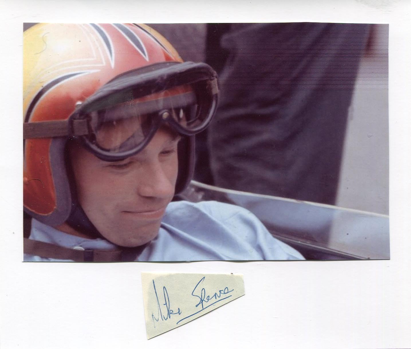 Amazon.com: Mike Spence FORMULA ONE autograph, signed album page : Arts ...