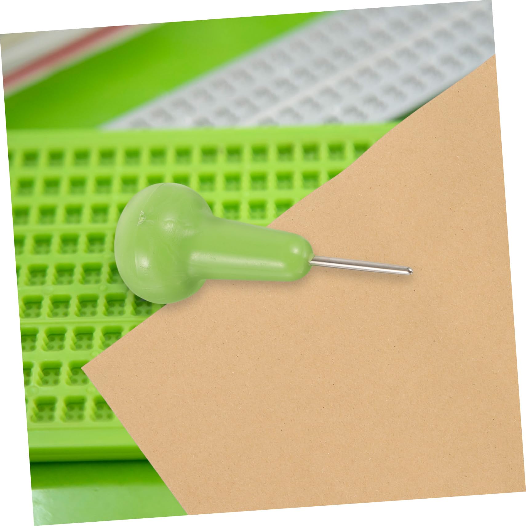1set Tavoletta Braille Portatile Con Punteruolo Per Scrittura Per Persone Non Vedenti Leggero e Resistente Facile Da Trasportare e Utilizzare All Aperto