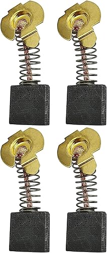 Juego de cepillos para sierra de cortar, cepillo de carbón de repuesto para GR871, D28700 y D28715 (paquete de 4) - Reemplaza N039389, N558583,