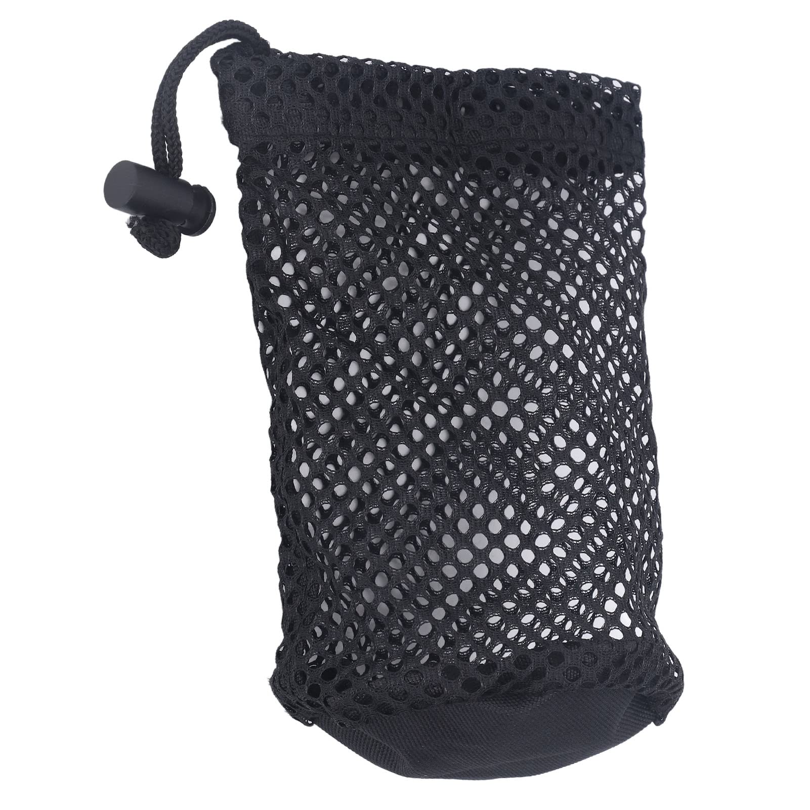 Borsa da golf in rete nylon nero per palline da 12 a 16