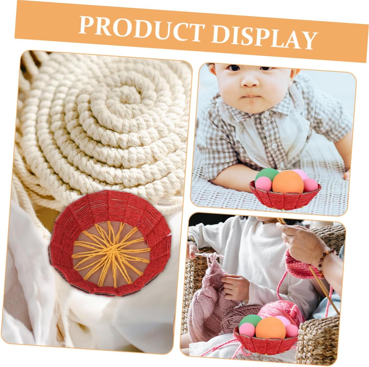 TEHAUX Weaving Basket Materials Kit for Boy Girl DIY Craft Supplies with Paper Rope and Cardboard for Creative Basket Making Activities