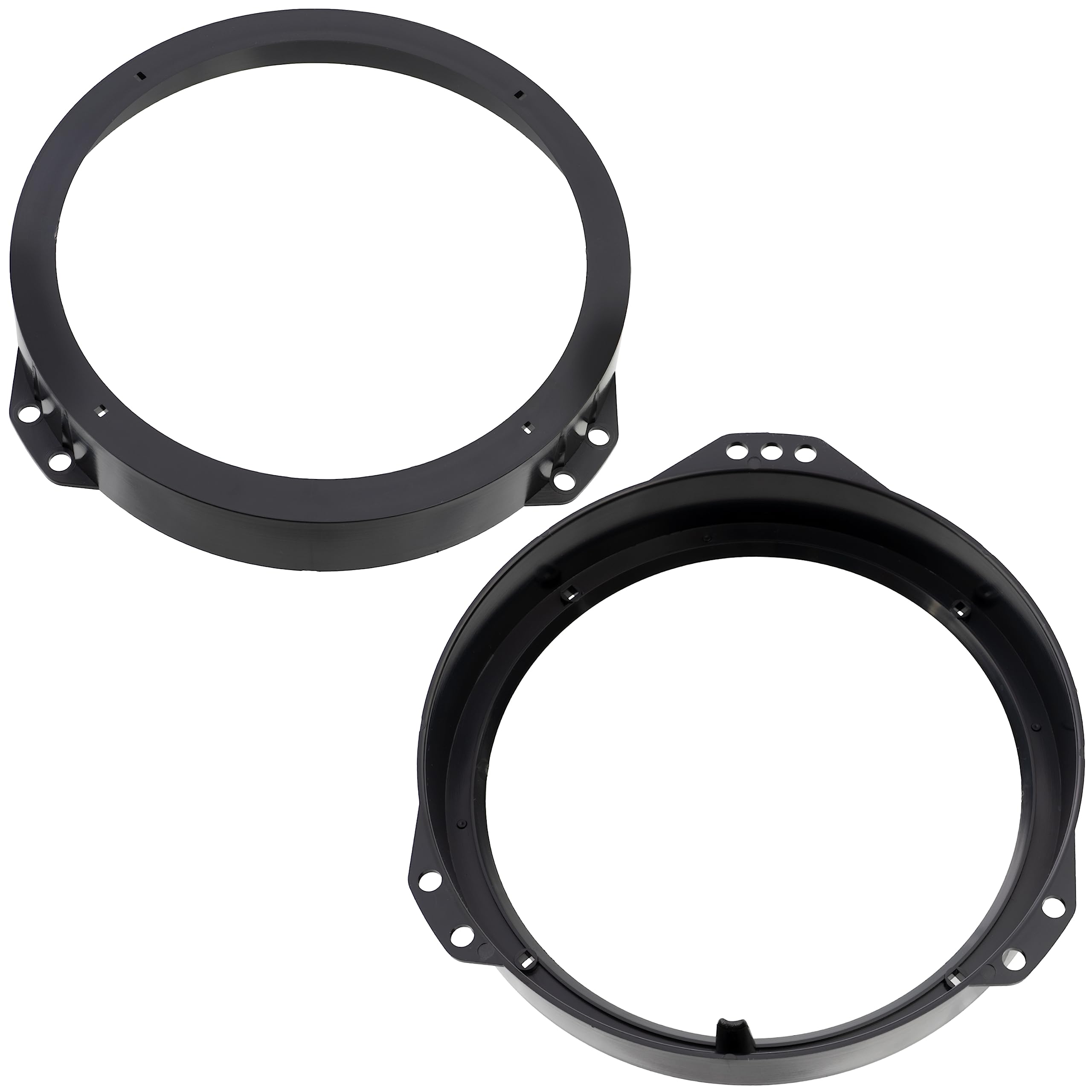 AERZETIX - C11621 - Lot de 2 Adaptateurs/Supports pour Haut-Parleurs de Voiture Ø165 mm en Plastique - Compatible avec Honda Jazz, Opel Astra F, G, Calibra, Meriva, Omega B, Vectra B, Zafira A