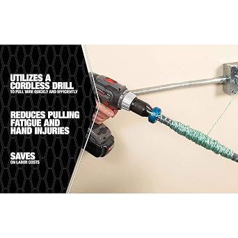 Madison Electric Products MWP Power Pull-It, silver/blue