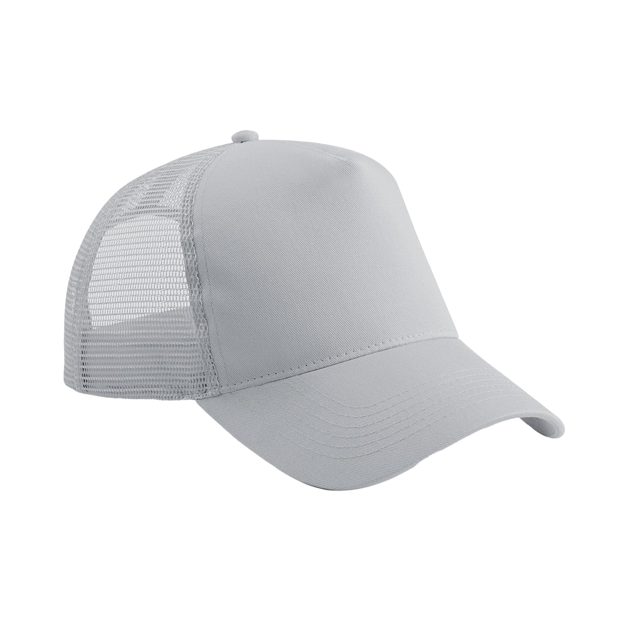 Beechfield B640 Snapback Trucker - Light Grey/Light Grey