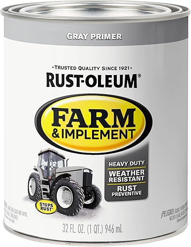 Vista 76 de Rust-Oleum Farm & Implement 280165-2PK - Pintura esmaltada, galón, negro brillante, paquete de 2