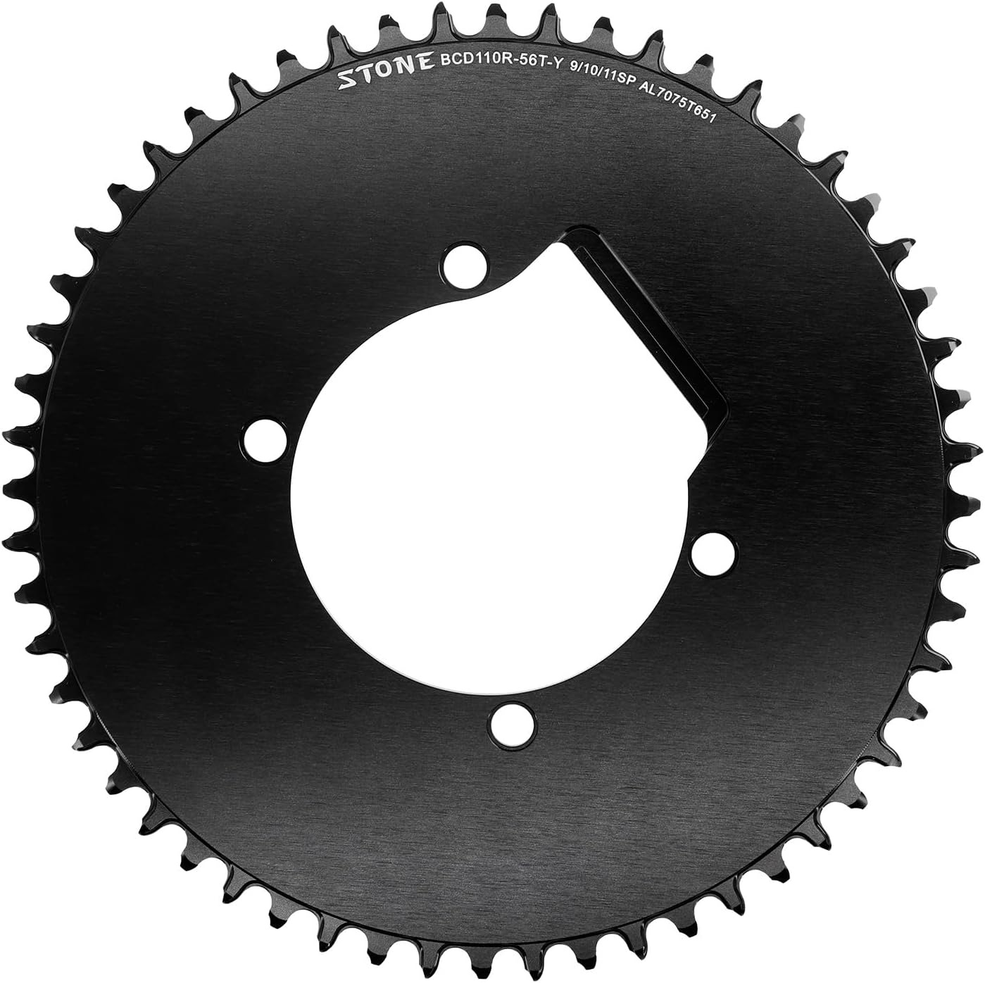 DJC Stone Chainring 110BCD Round for Shimano 105 R7000 R8000 R9100 110bcd for 12 Speed Road Bike