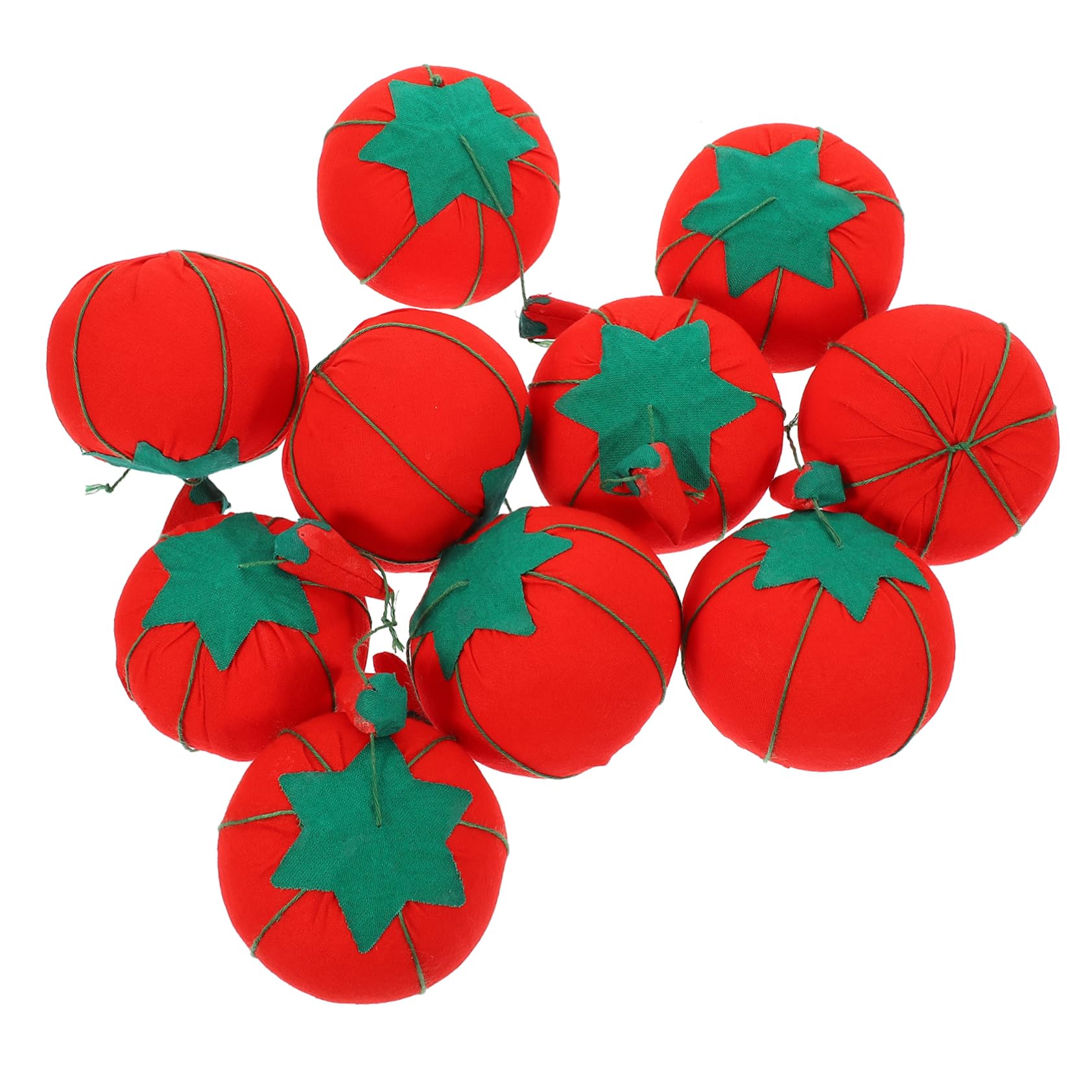 Alipis 50piezas Almohadilla Para Agujas Forma De Tomate Pequeña y Accesorio De Costura Conveniente Para Manualidades y Quilting