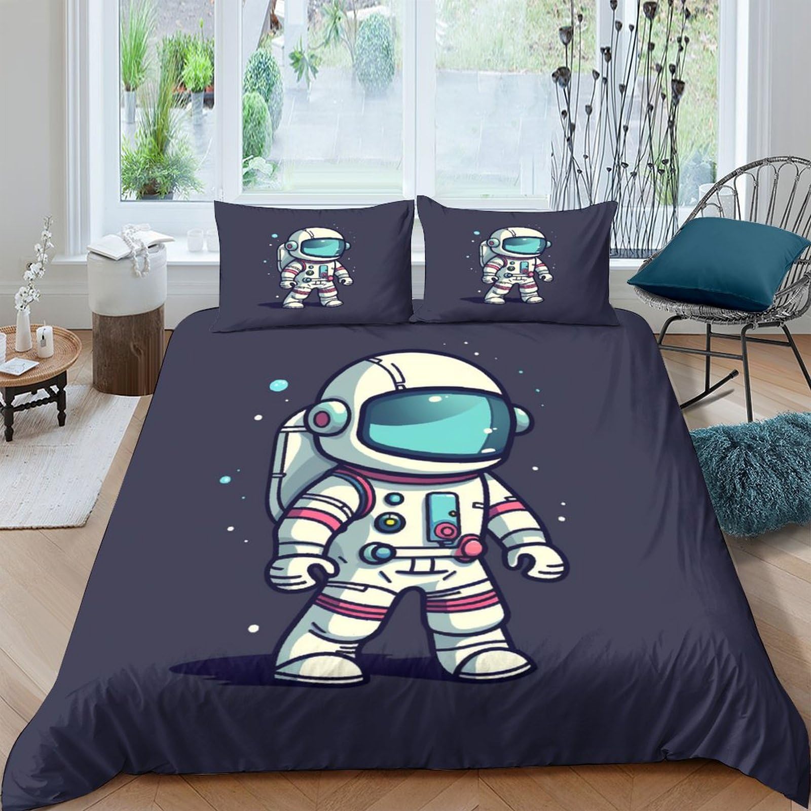 Housse de couette microfibre douce facile d'entretien lit enfant fermeture éclair