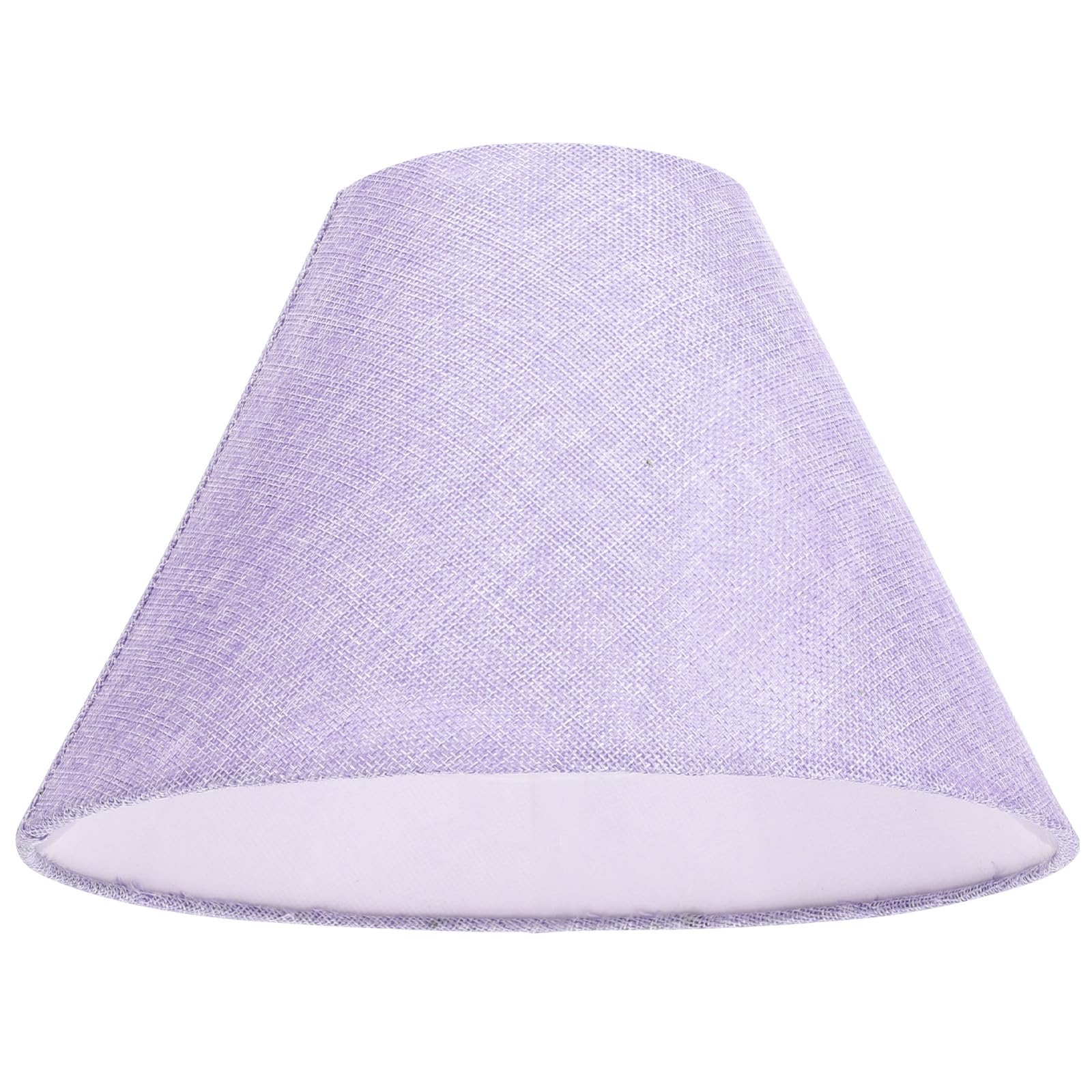 Toddmomy Pantalla de Lámpara de Tela de Lino Vintage Pantalla para Lámparas Cubierta de Mesa Pared y Escritorio Púrpura y Azul