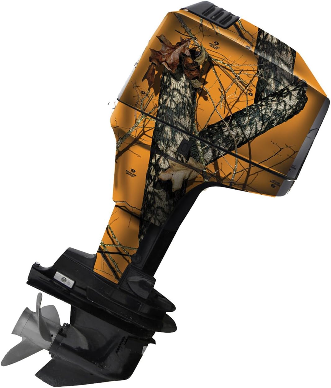 Mossy Oak Graphics 10005-40-BL Bottomland Camo Boat Motor Wrap Kit - Easy to Install Vinyl Wrap with Matte Finish - 40 HP Or Less Kit