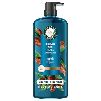 Herbal Essences Argan Oil Paraben Free Conditioner, Hair Repair, 20.2 fl oz, with Certified Camellia Oil and Aloe Vera, For All Hair Types, Especially Damaged Hair