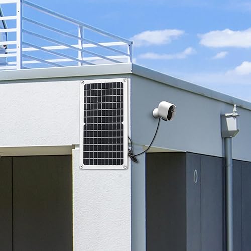 Miniatura 7 de Panel solar de 15 W de 5 V pequeños paneles solares USB C con micro USB y USB-C y puerto de barril de 0.138 in de alto rendimiento monocristalino