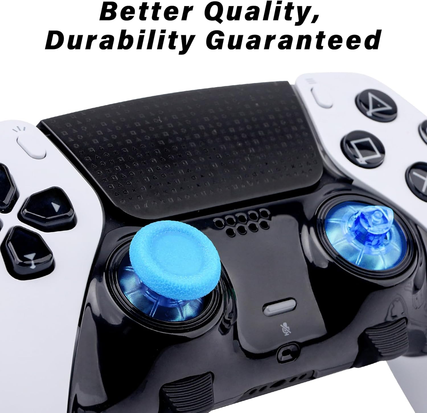 TOMSIN Thumbsticks Replacement for PlayStation 5 Edge Wireless Controller,8 in 1 Joysticks Repair Kit Compatible for PS5 Controller,for PS4,Xbox one,Xbox Series X/s (Steelblue)