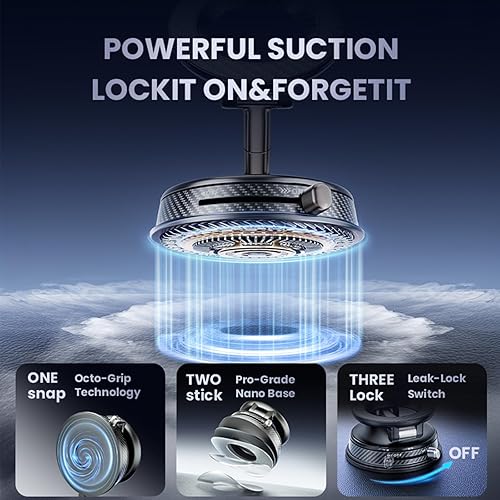 Miniatura 5 de Magsafe - Soporte magnético de teléfono para automóvil, soporte de coche ajustable 360 con ventosa de vacío, soporte de teléfono para accesorios de