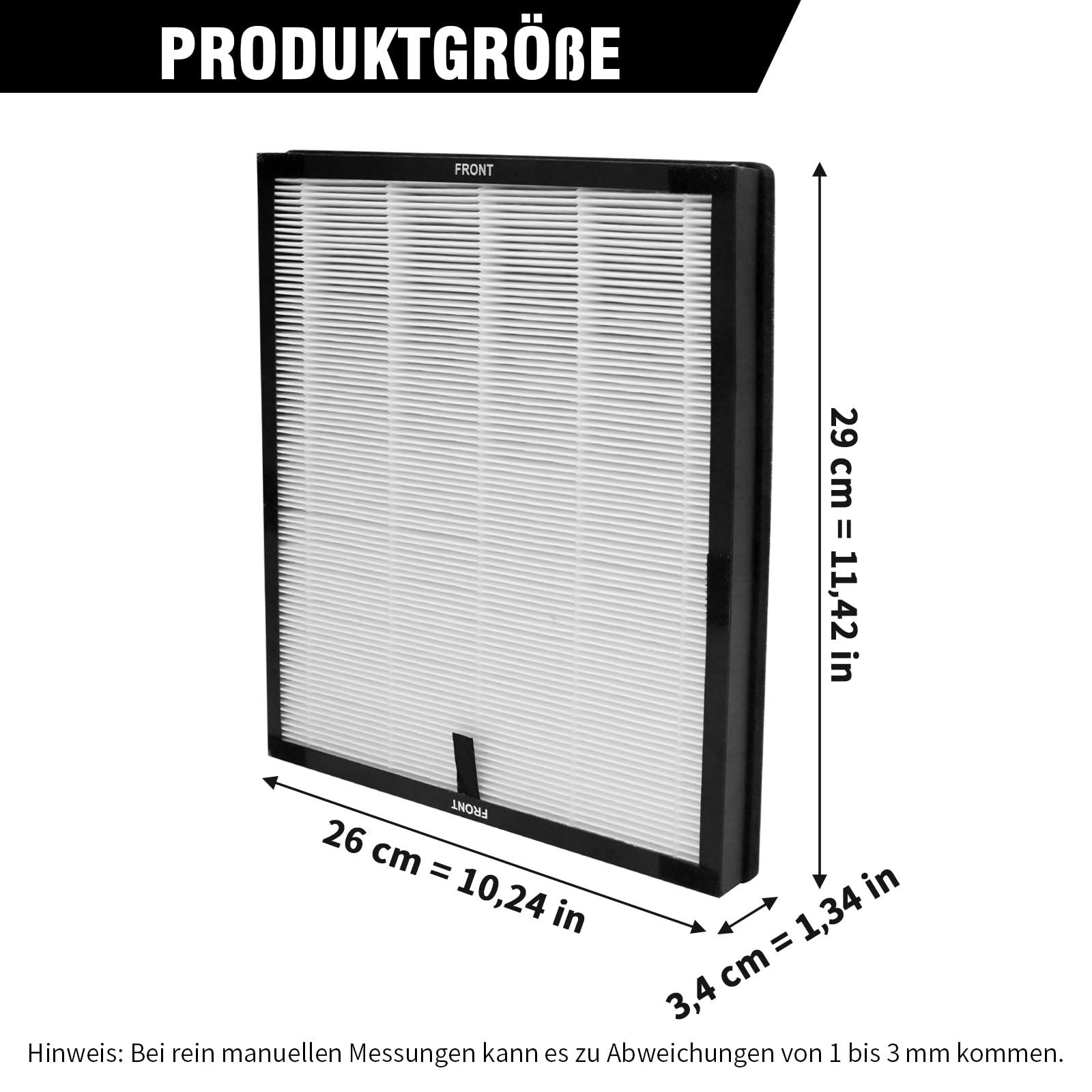 2 piezas H13 HEPA Filtro de repuesto con prefiltro, repuesto para purificador de aire Morento HY4866/YIOU M1, ideal para uso en casa y para propietarios de mascotas