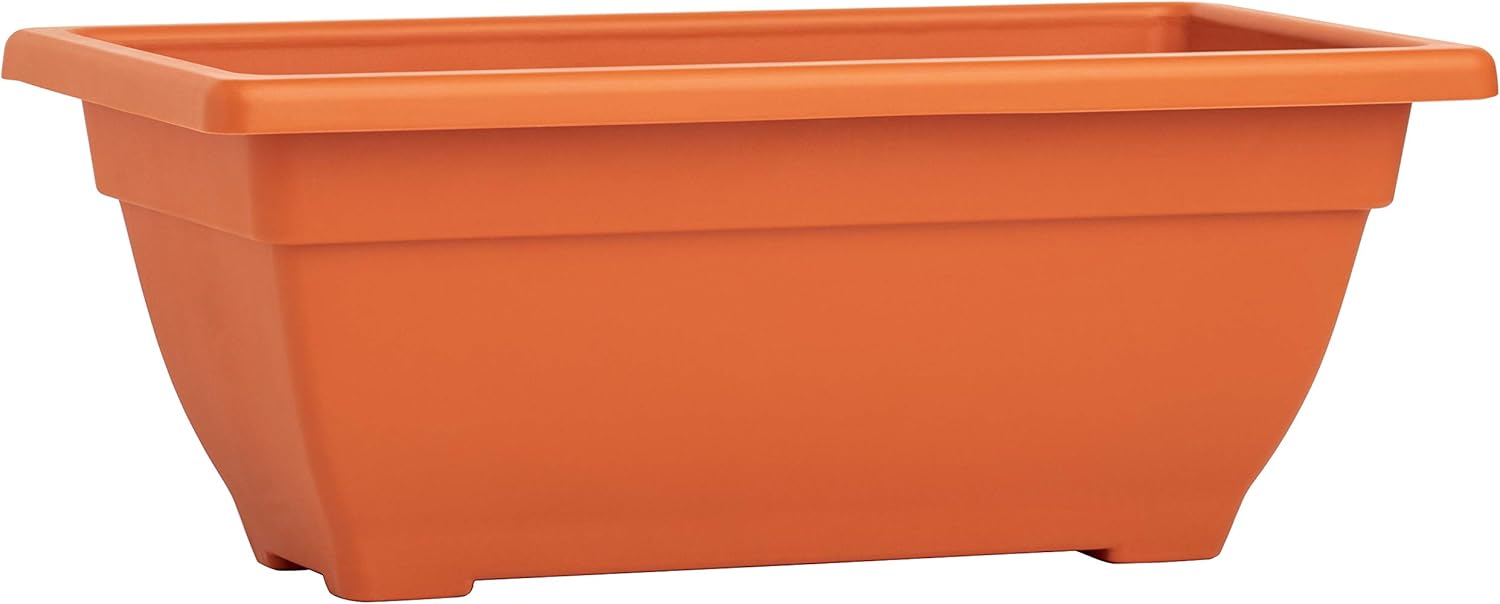 BackyardBounty Rectangle Planter Box, 16 Inch Indoor