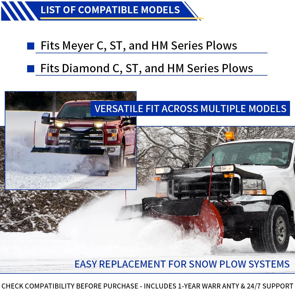 2-Pack Snow Trip Springs (No Eyebolts) For Meyer & Diamond C, ST, HM Series Snow Plows - OEM #07017 1302010