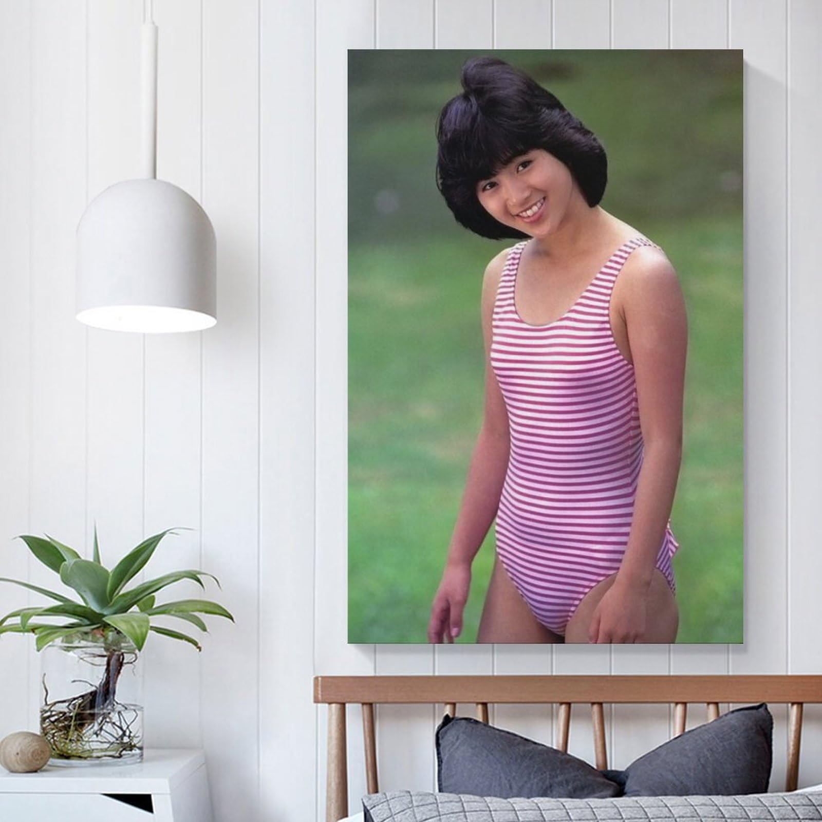 Amazon.co.jp: 酒井法子セクシービキニ写真壁の絵ポスター キャンバス
