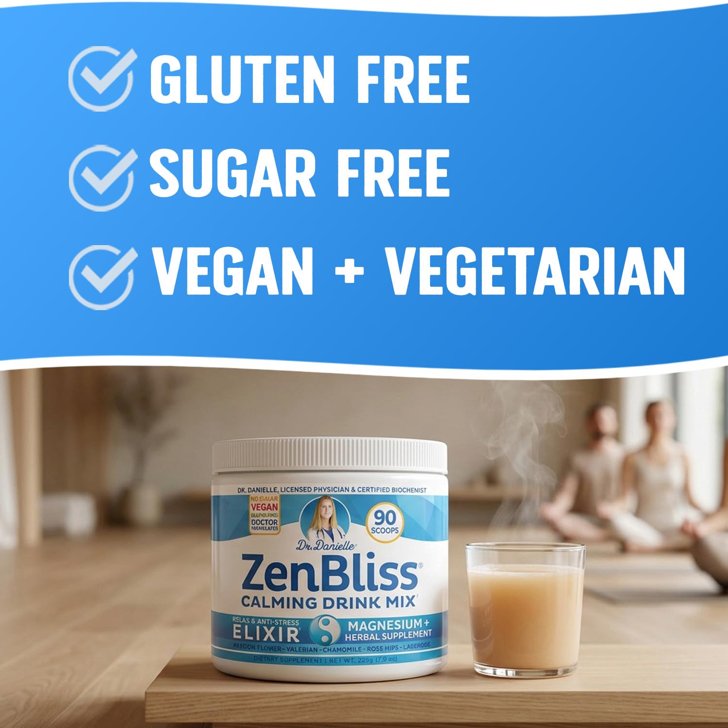 Amazon.com: Zenbliss Calming Magnesium Drink Mix for Relaxation