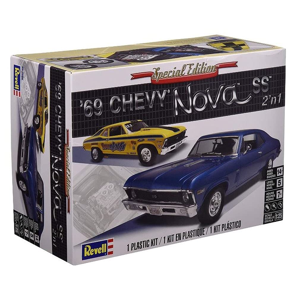 Revell Plastic Model Kit-'69 Chevy Nova SS 1:25