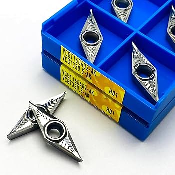 SRCGG 10pcs VCGT160402 VCGT160404 VCGT160408 AK H01 Aluminum