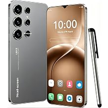 C24 5G Unlocked Smartphone, 4GB RAM + 128GB Storage, Android 14, with Built-in Pen, 6.3-inch FHD Display, 72MP Camera, 6800mAh Battery, Dual SIM, Fingerprint & Face Unlock- Grey