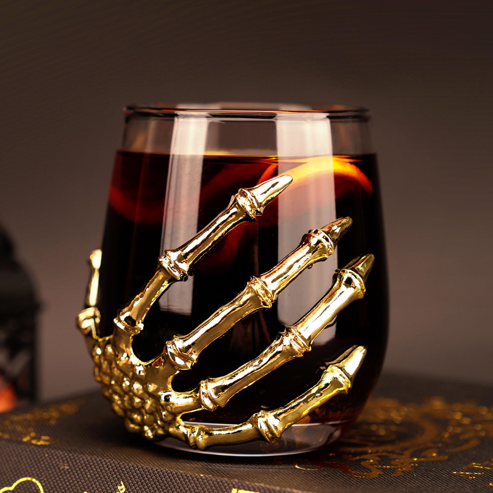 Skeleton Hand Wine Glass