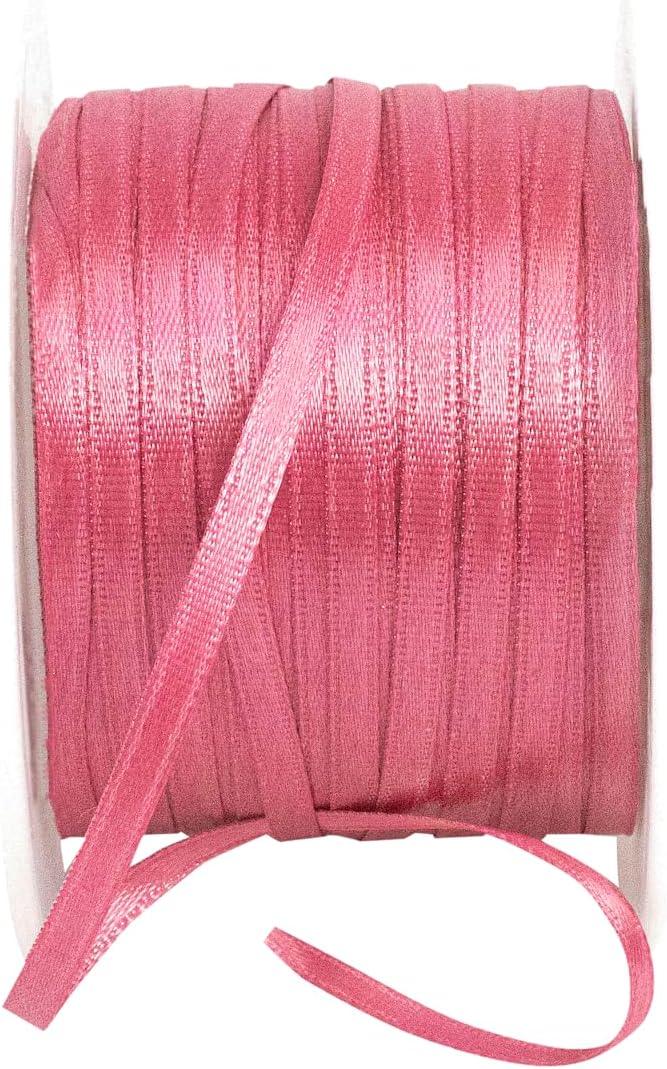 Reliant Ribbon 4950-167-18C Ribbon, 1/8 Inch X 100 Yards, Colonial Rose