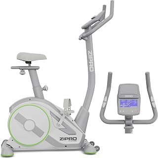 ZIPRO RAVE Bicicleta Estática - 32 Niveles de Resistencia, Sensor de Frecuencia Cardíaca, 11 Programas, Asiento y Manillar Ajustables, Bluetooth, Perfecta para Cardio y Fitness en Casa