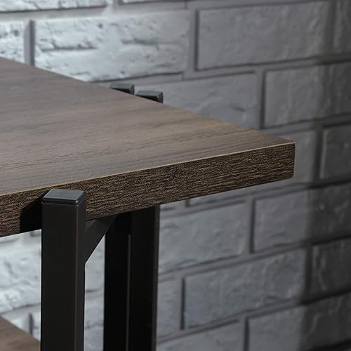 Miniatura 4 de Sauder North Avenue Credenza, para televisores de hasta 54", acabado de roble ahumado