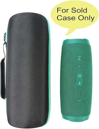 Miniatura 52 de co2CREA Funda de viaje rígida de repuesto para JBL Charge 4 / Reemplazo para altavoz Bluetooth impermeable JBL Charge 5 (negro y azul interior)